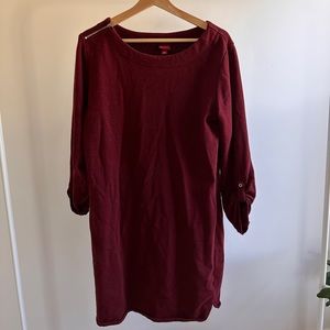 Merona Maroon sweater dress